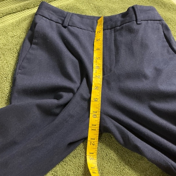 Banana Republic Women Navy Blue BootCut & Flare Fit Pants - Picture 7 of 10